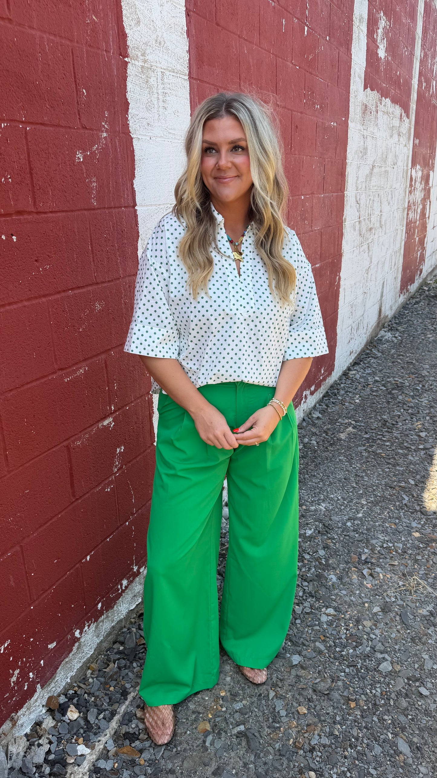 Fun & Flirty Pants - Green