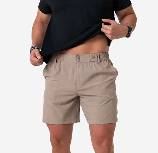 Burlebo Everyday Short - Cobblestone Khaki