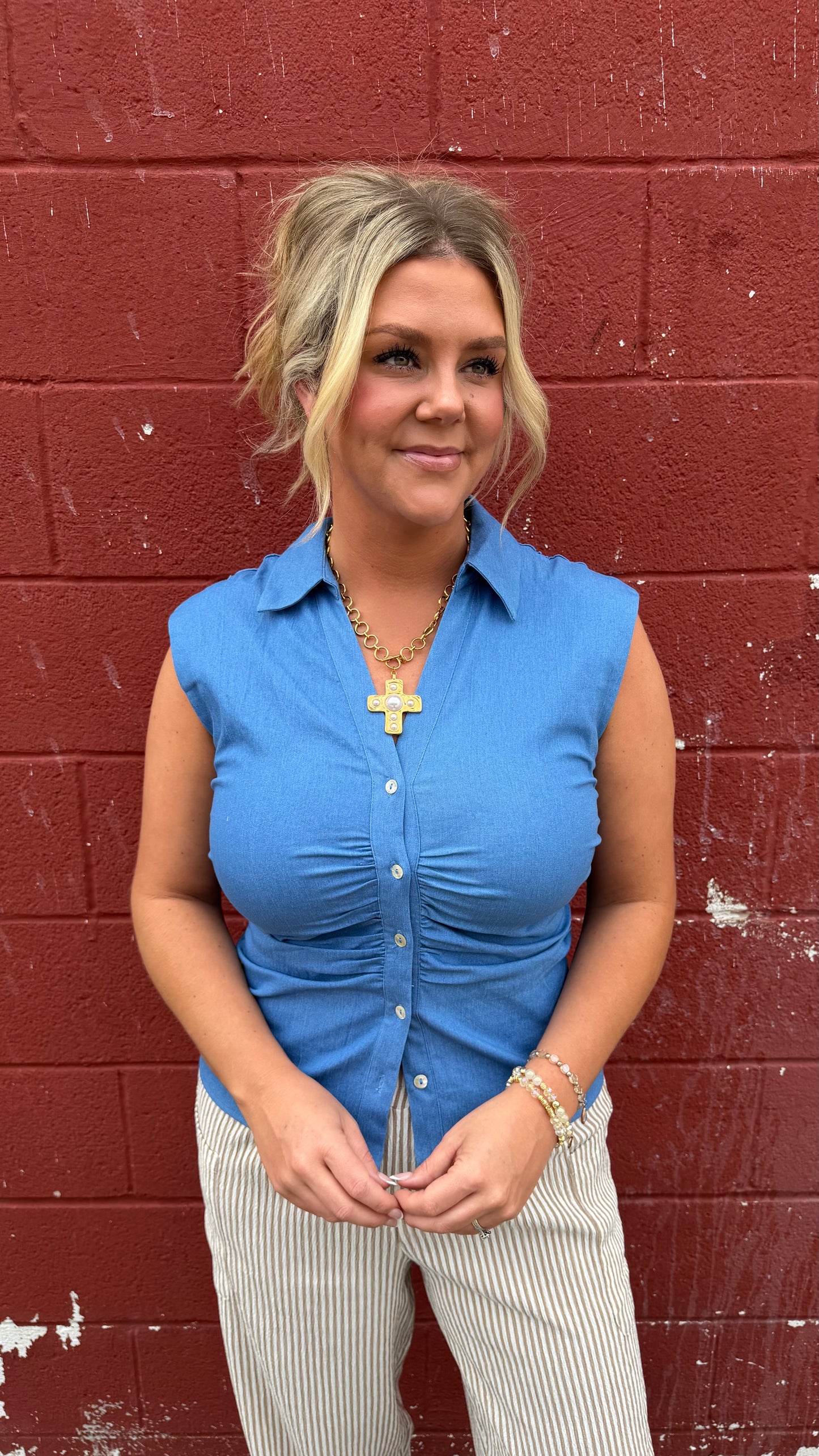 Denim Dream Top