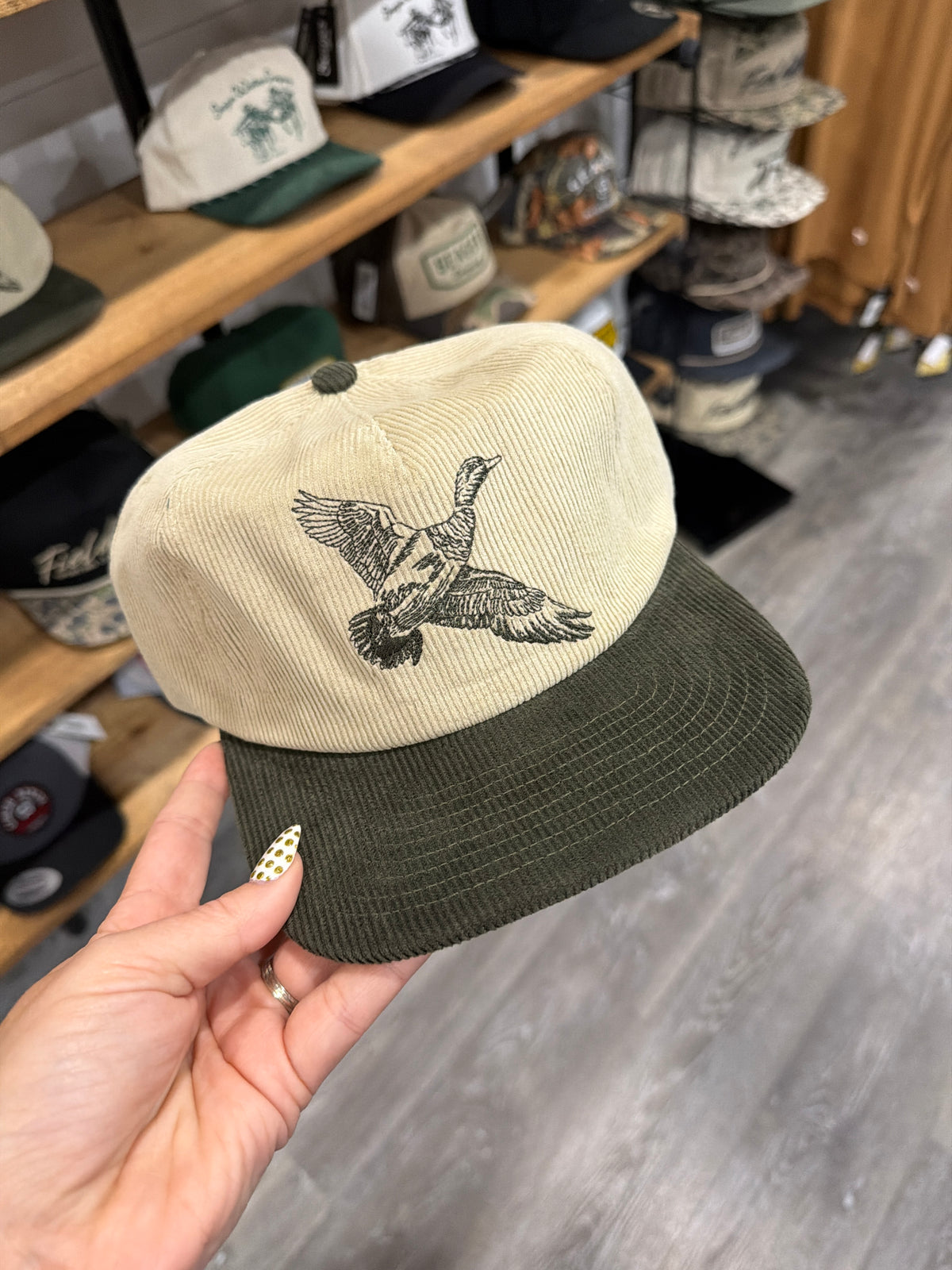 Local Boy Lucky Flight Courduroy Hat