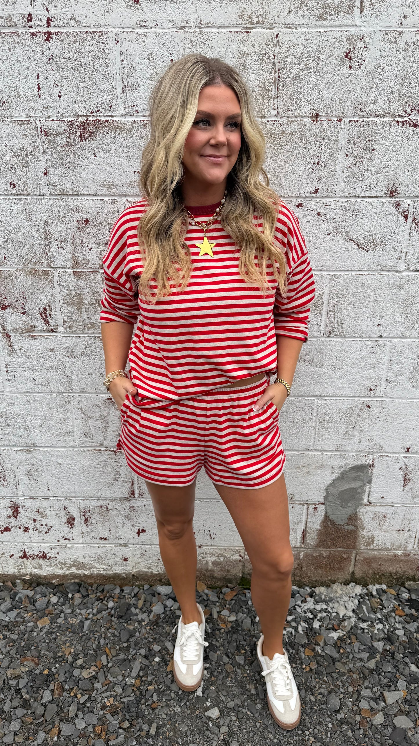 Lela Striped Set- Short