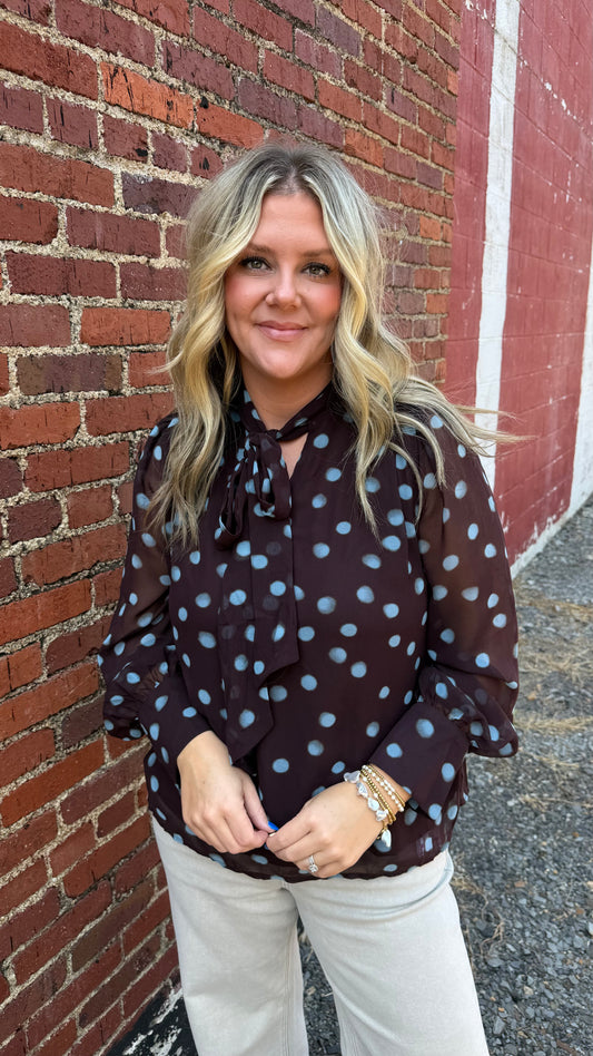 Chocolate Charm Blouse