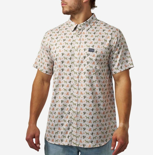 Burlebo Performance Button Up - Mallard Duck Dog