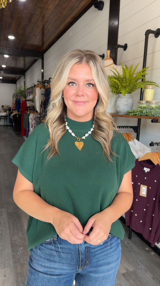 Miranda Mock Neck Sweater
