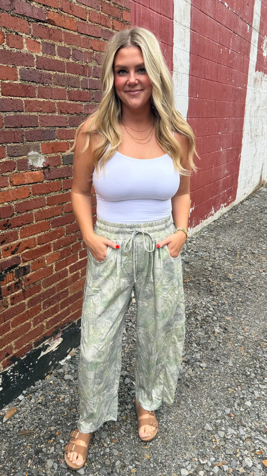 Camo Barrel Sweatpants