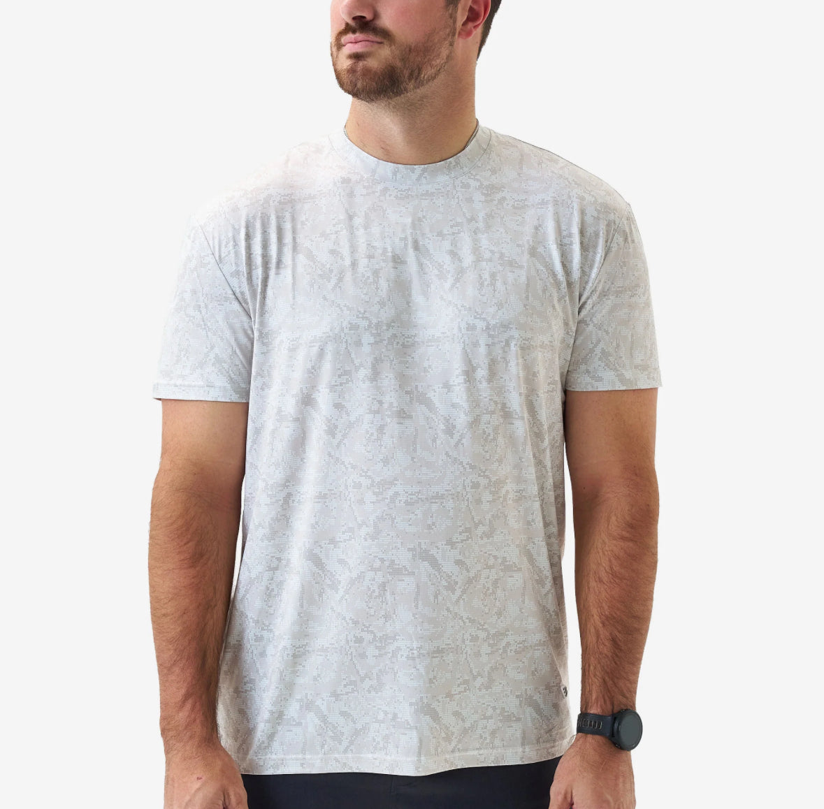 Burlebo Go To Tee - Digi Camo Ivory