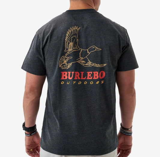Burlebo Duck Wild Tee - Heather Black