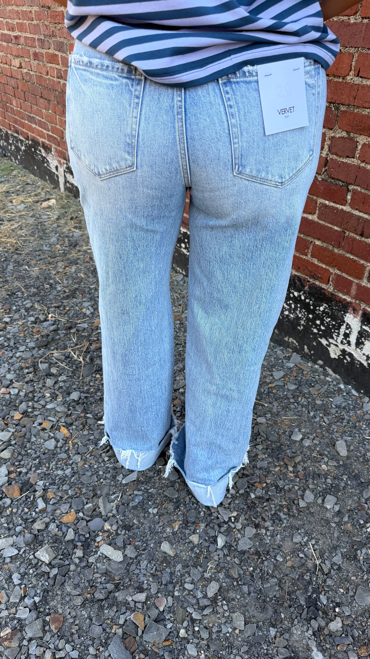 Weekend Plans Cuffed Jeans