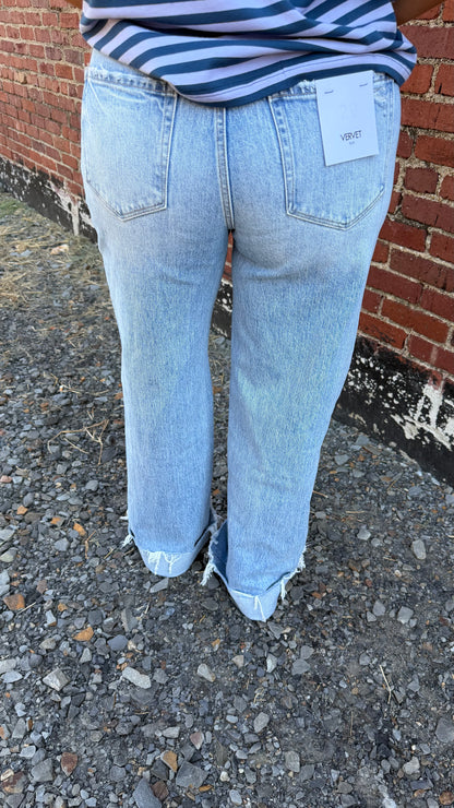 Weekend Plans Cuffed Jeans