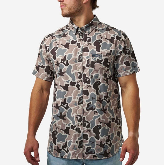 Burlebo Performance Button Up - Mallard Mayhem