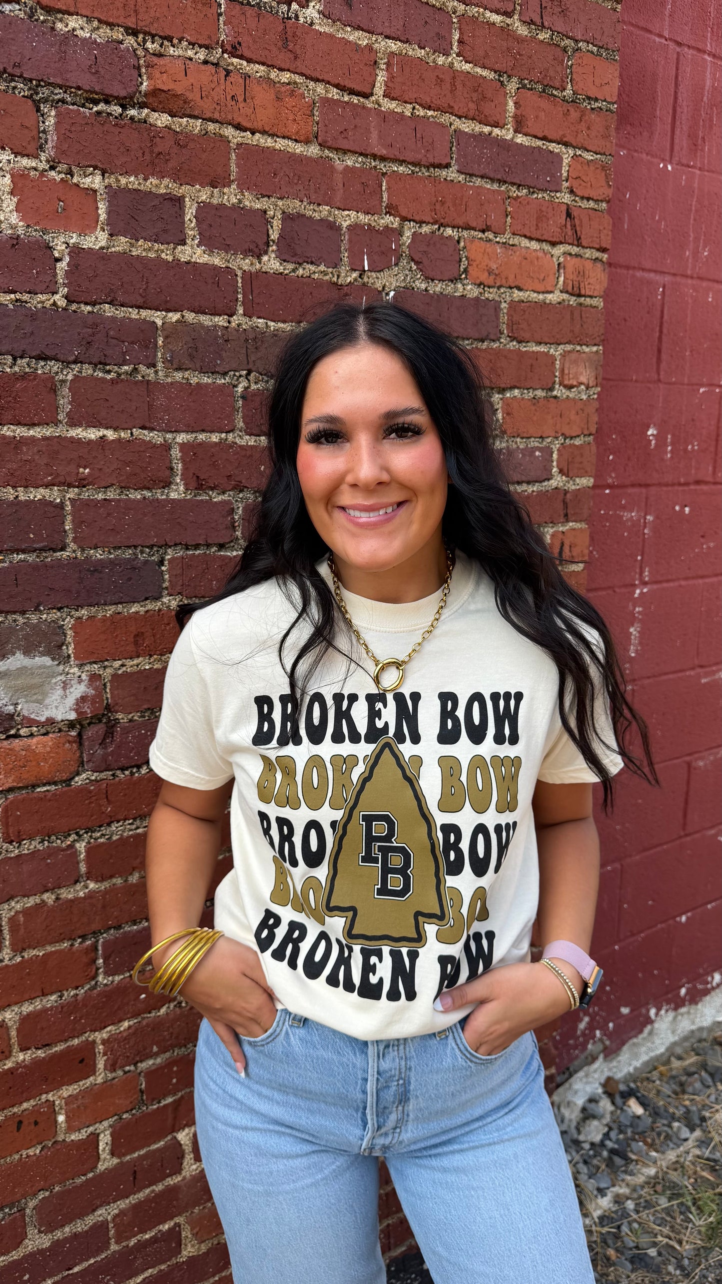 Broken Bow Stacked Graphic Tee