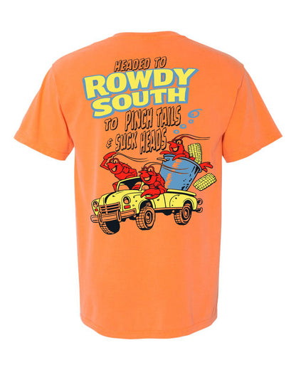 *Preorder* - Rowdy South Crawfish Tee (Orange)
