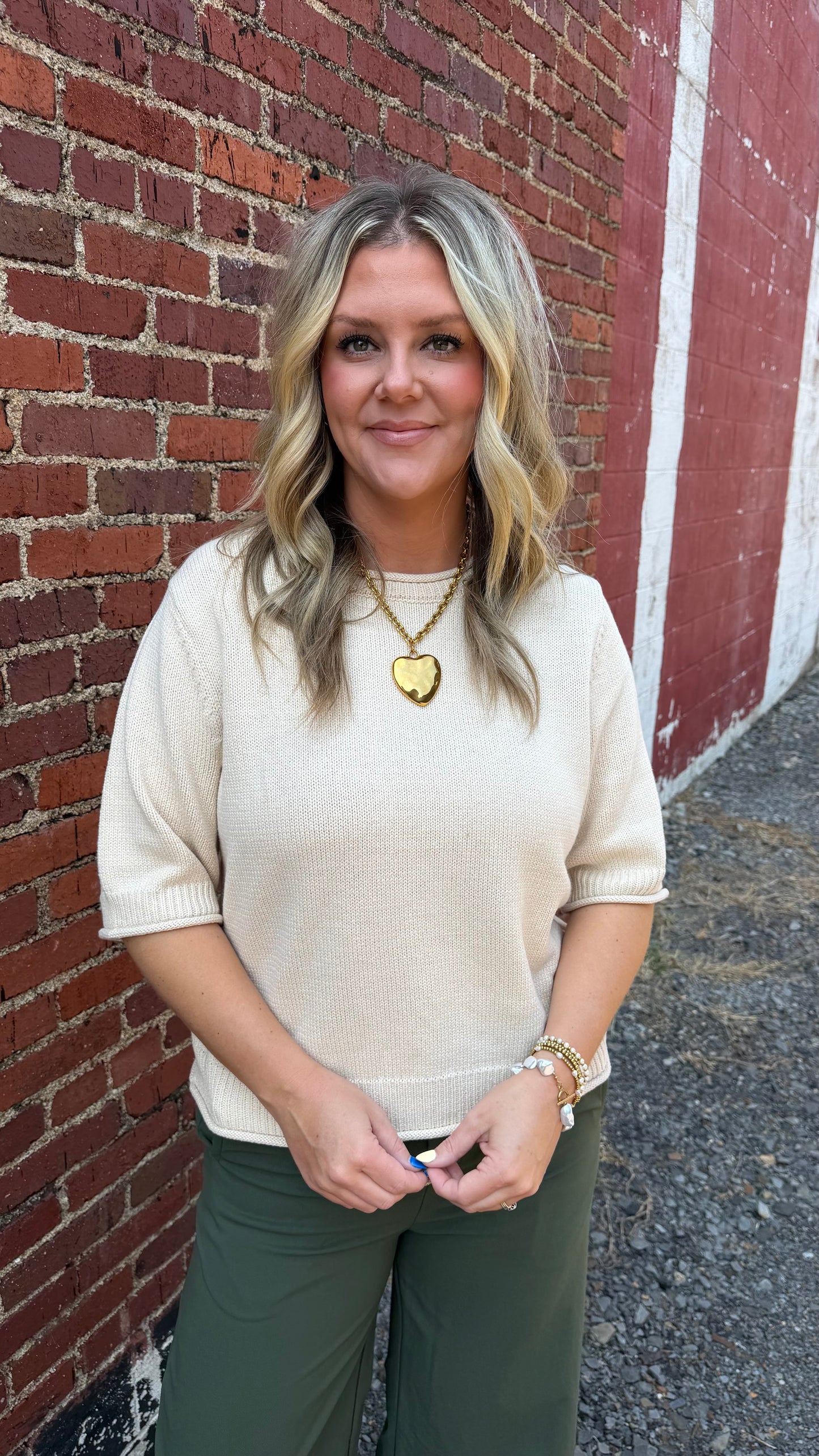 The Monroe Sweater - Cream