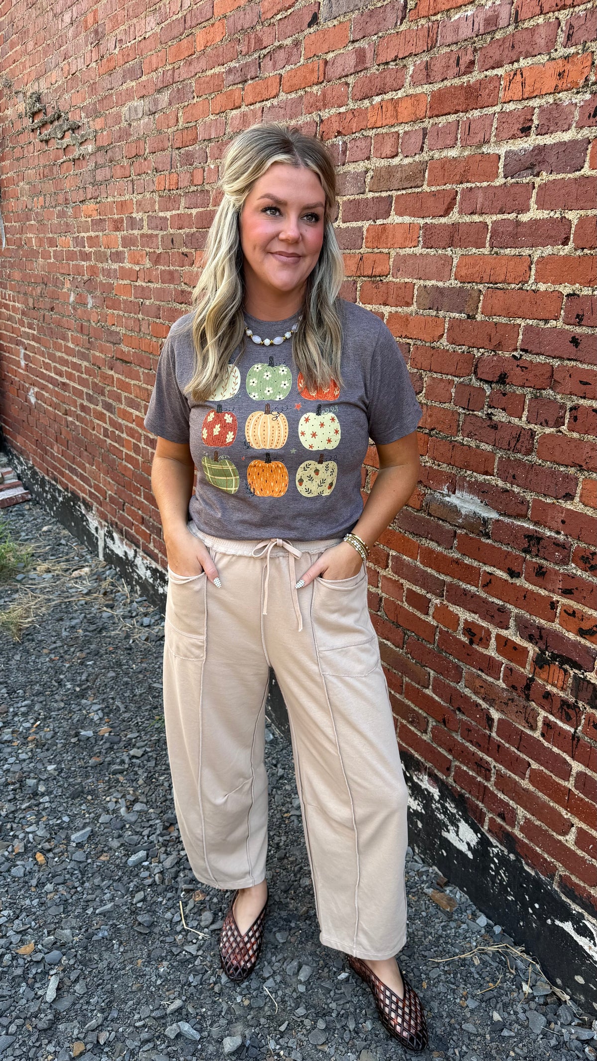 Mineral Washed Barrel Sweatpants - Oatmeal