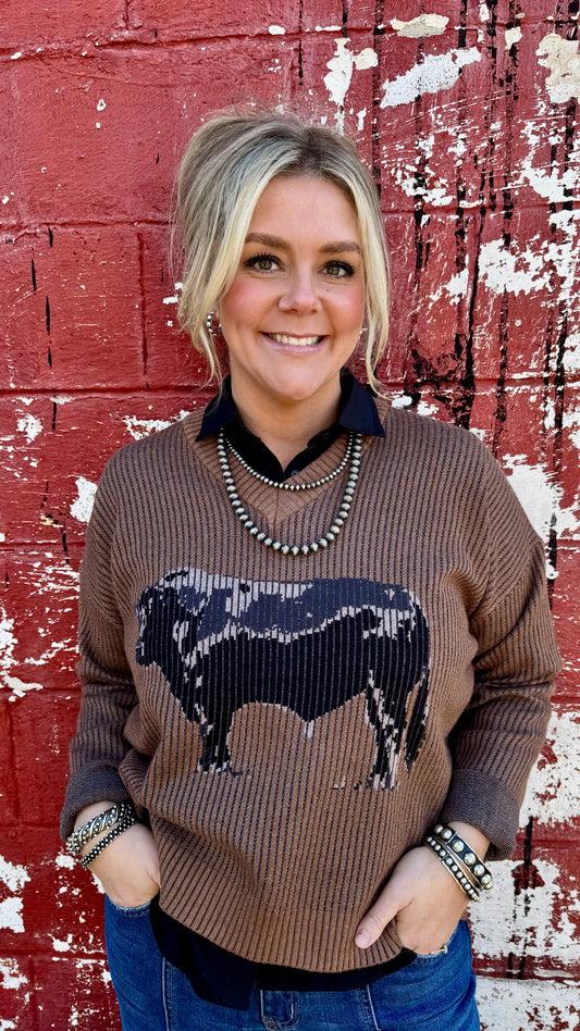 Angus Bull Sweater