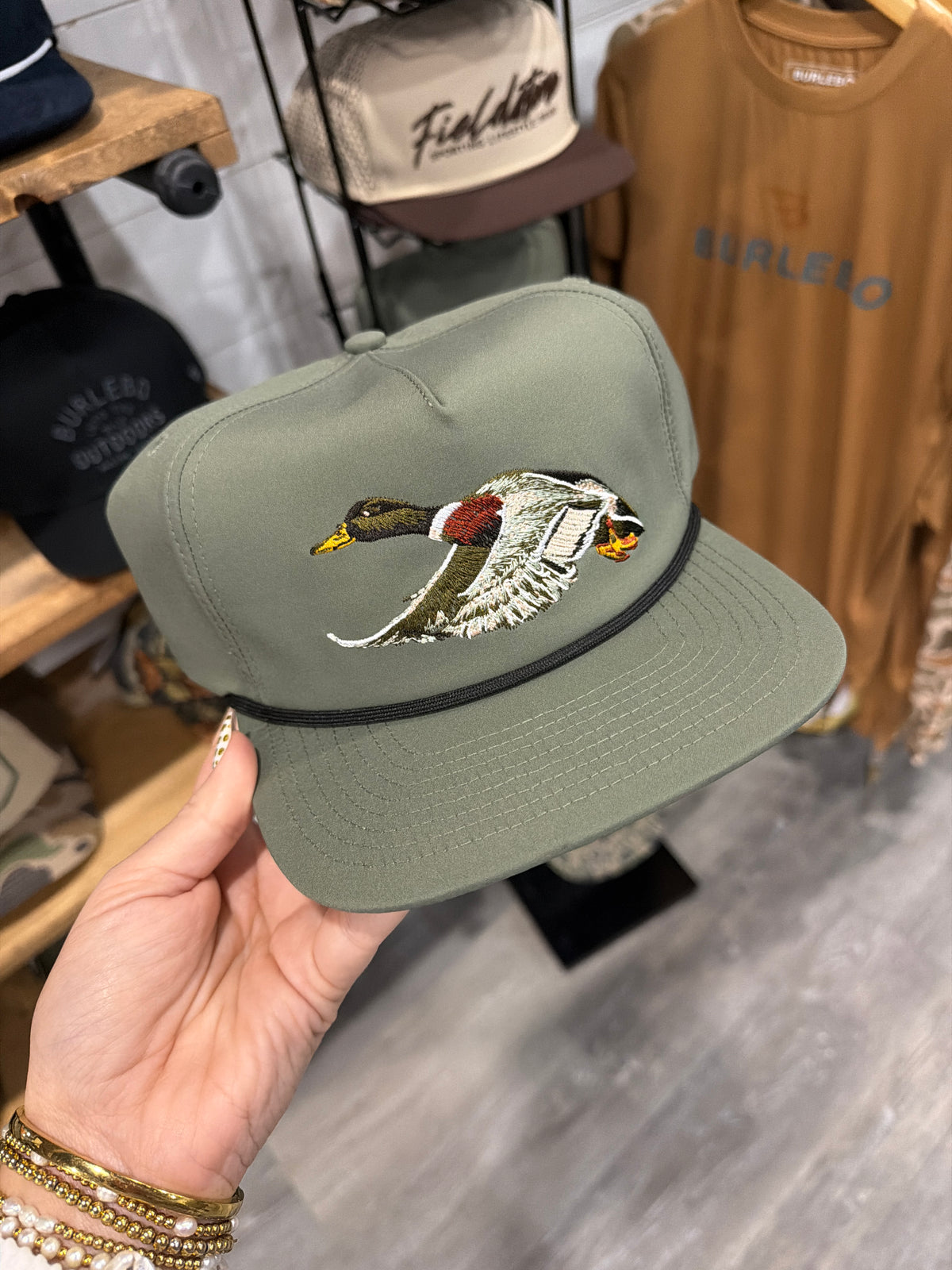 Local Boy Flying Fowl Rope Hat