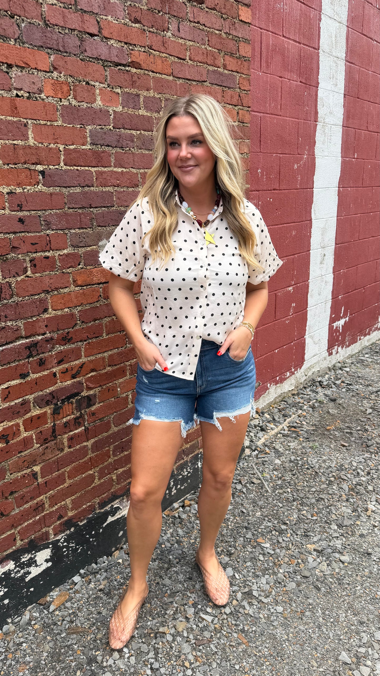 Danika Distressed Shorts