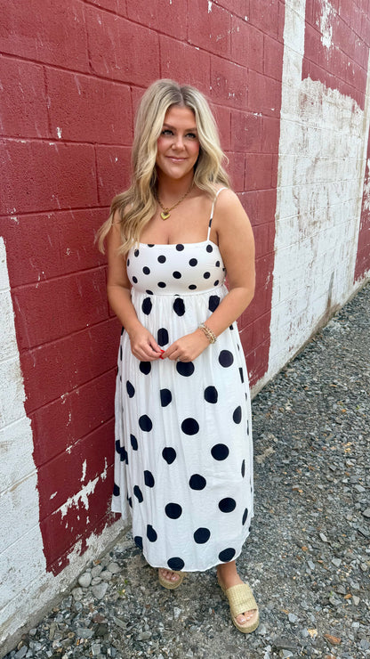 Total Flirt Polka Dot Dress
