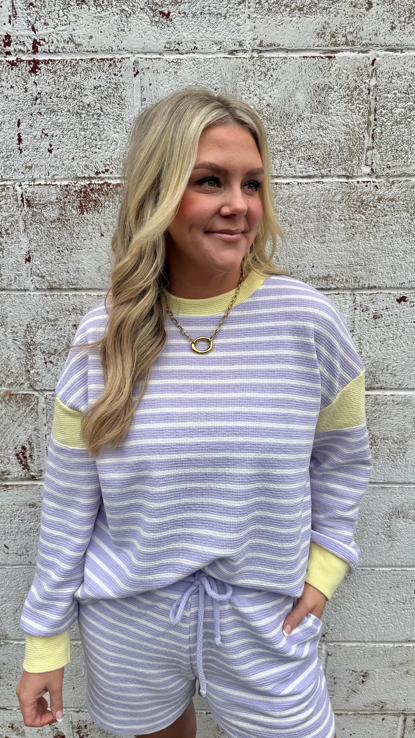 Naomi Striped Set - Top