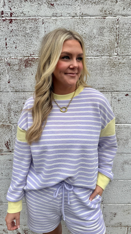 Naomi Striped Set - Top