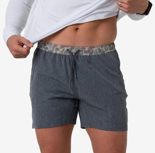 Burlebo Athletic Short - Grizzly Grey