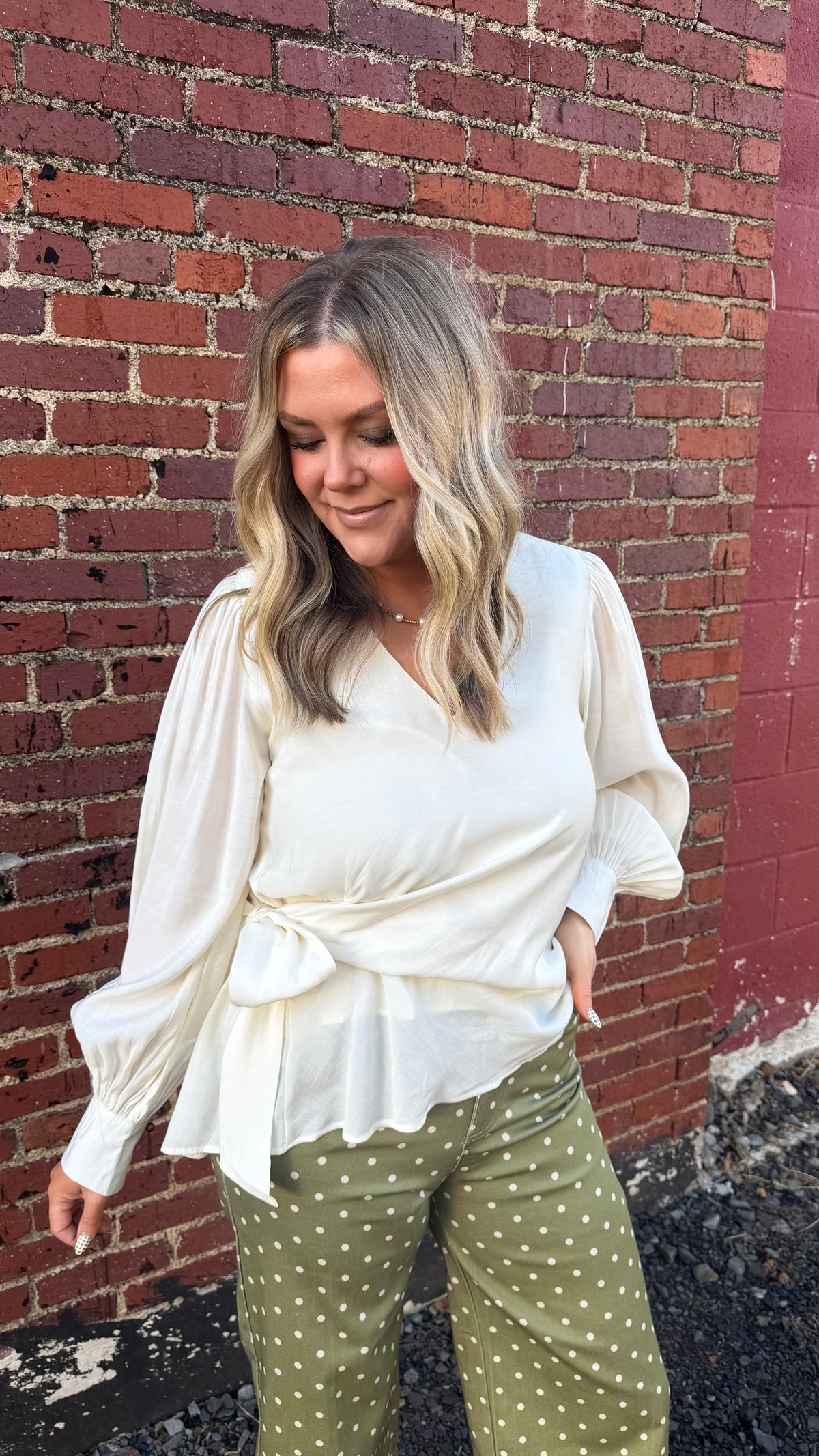 Effortless Ivory Blouse