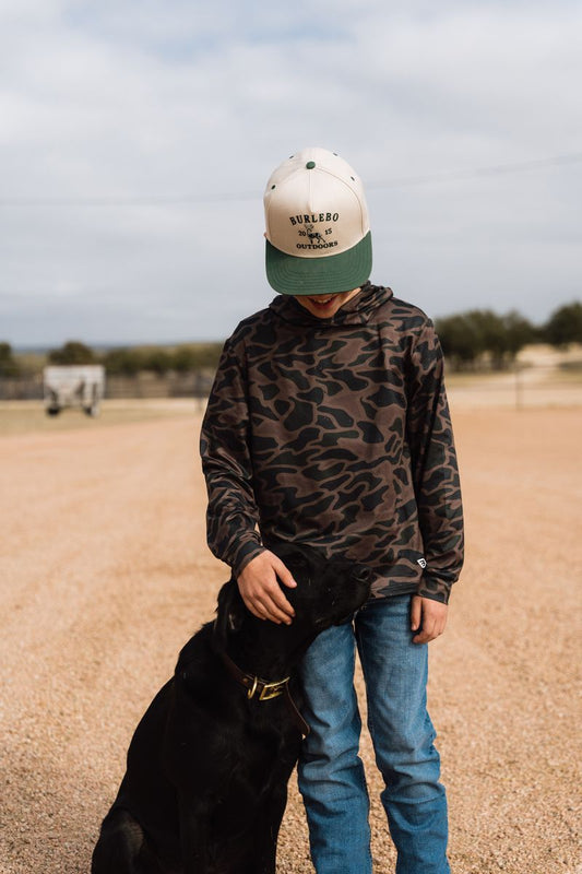 Burlebo Youth Performance Hoodie - Bendita Camo