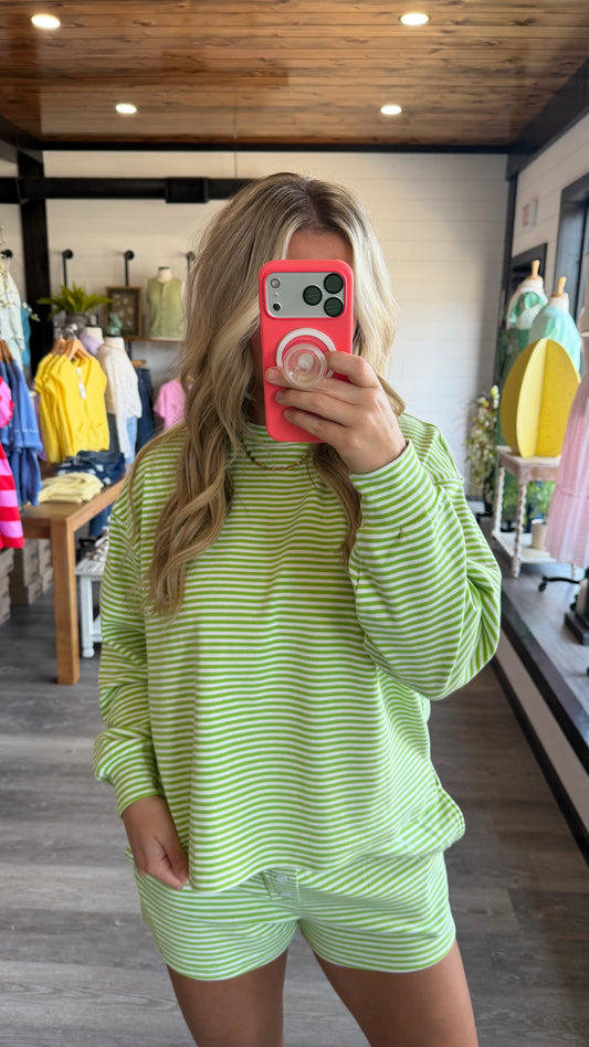 Tanner Striped Set - Top
