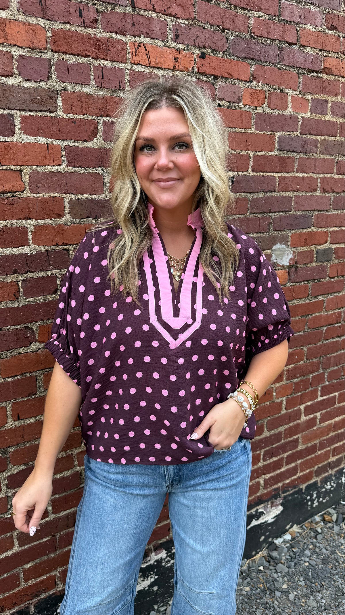 Precious In Polka Dots - Wine