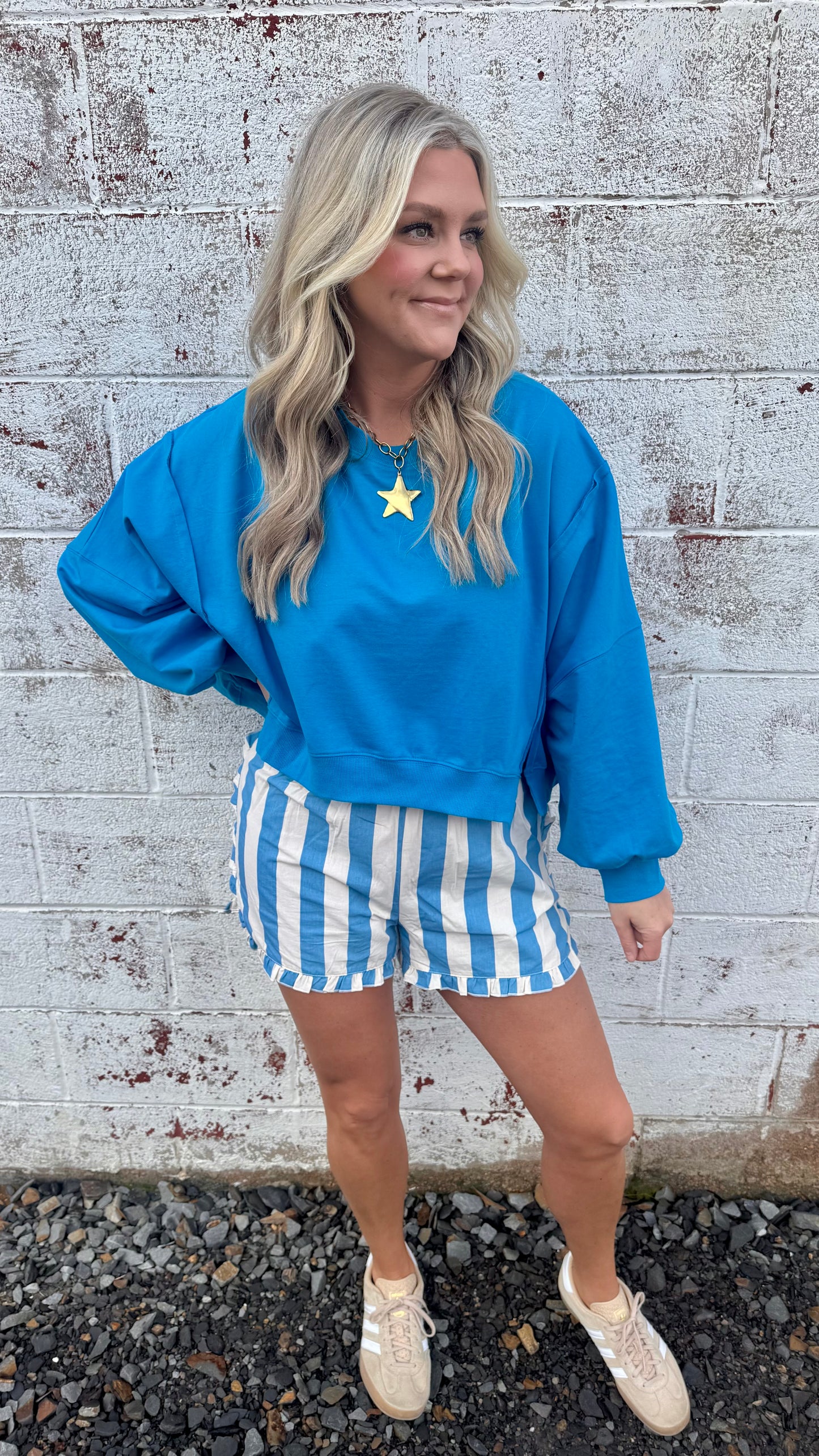 Coastal Striped Shorts
