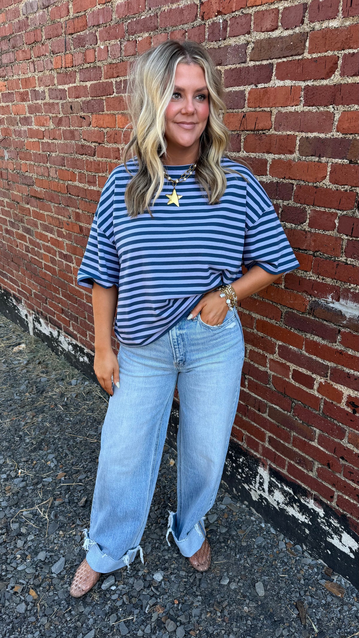 Weekend Plans Cuffed Jeans