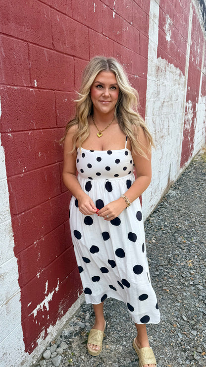 Total Flirt Polka Dot Dress