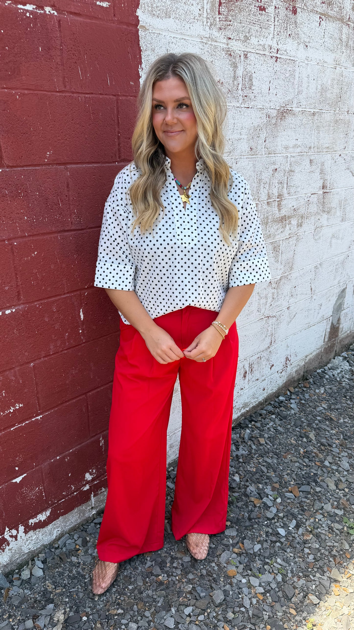 Fun & Flirty Pants - Red