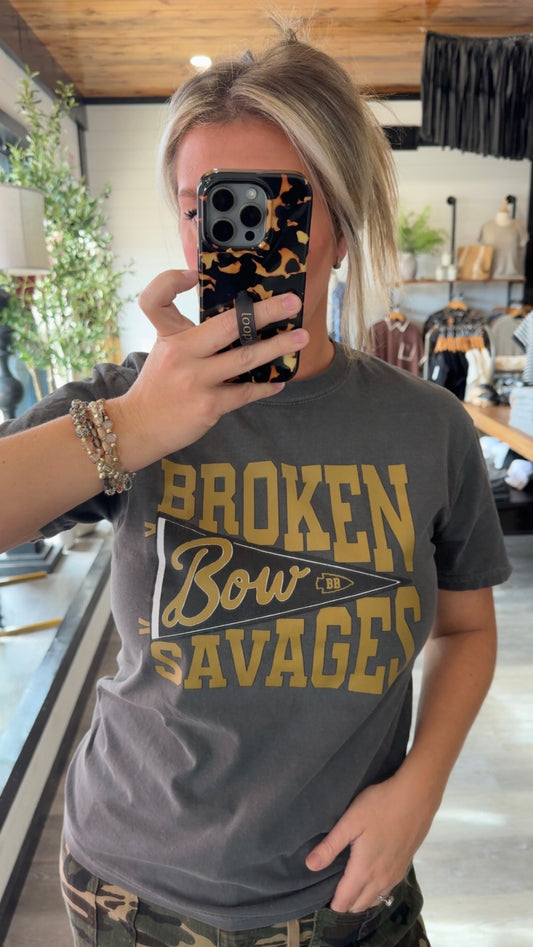 Broken Bow Savages Pennant Tee