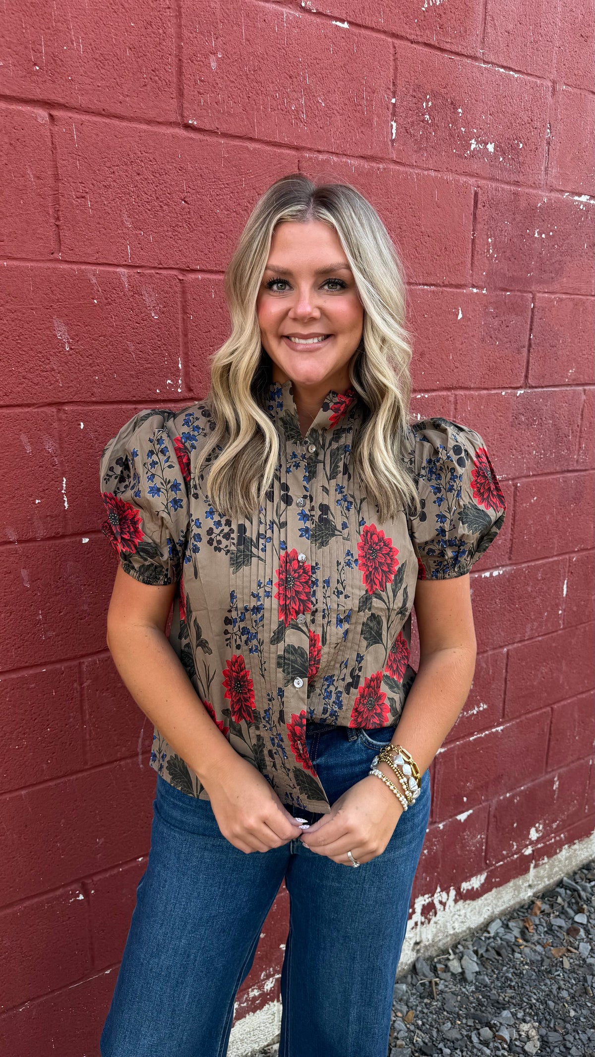 Maren Floral Top