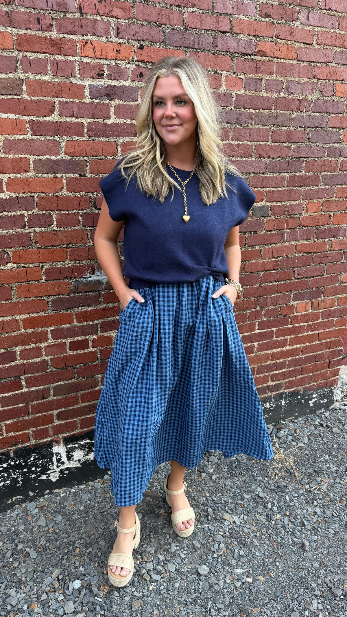 Sweet Magnolia Dress - Blue