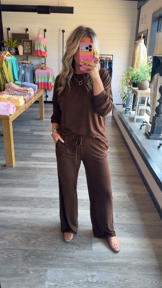 Lazy Day Luxe Set - Chocolate