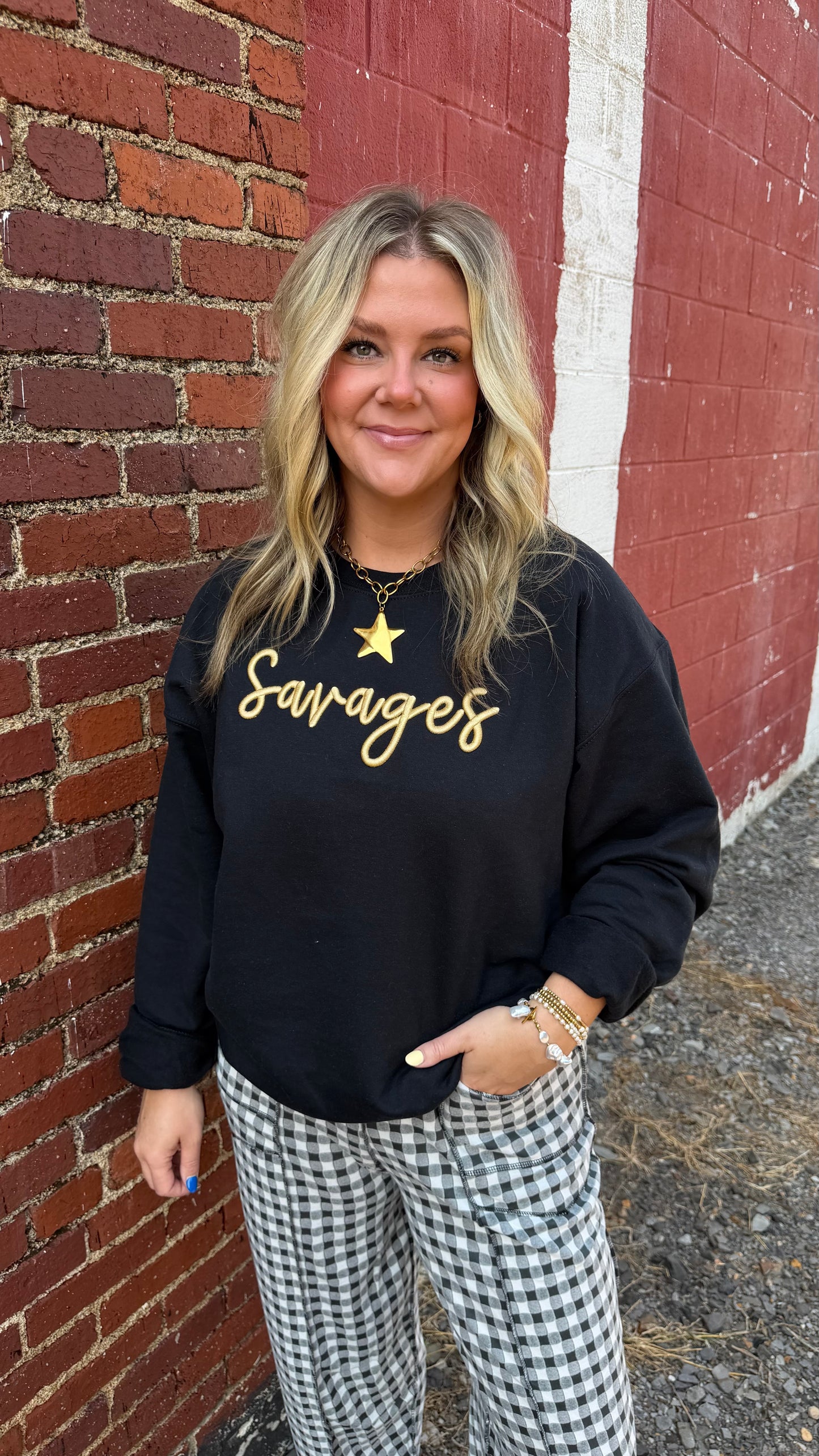 Savages Embroidered Sweatshirt