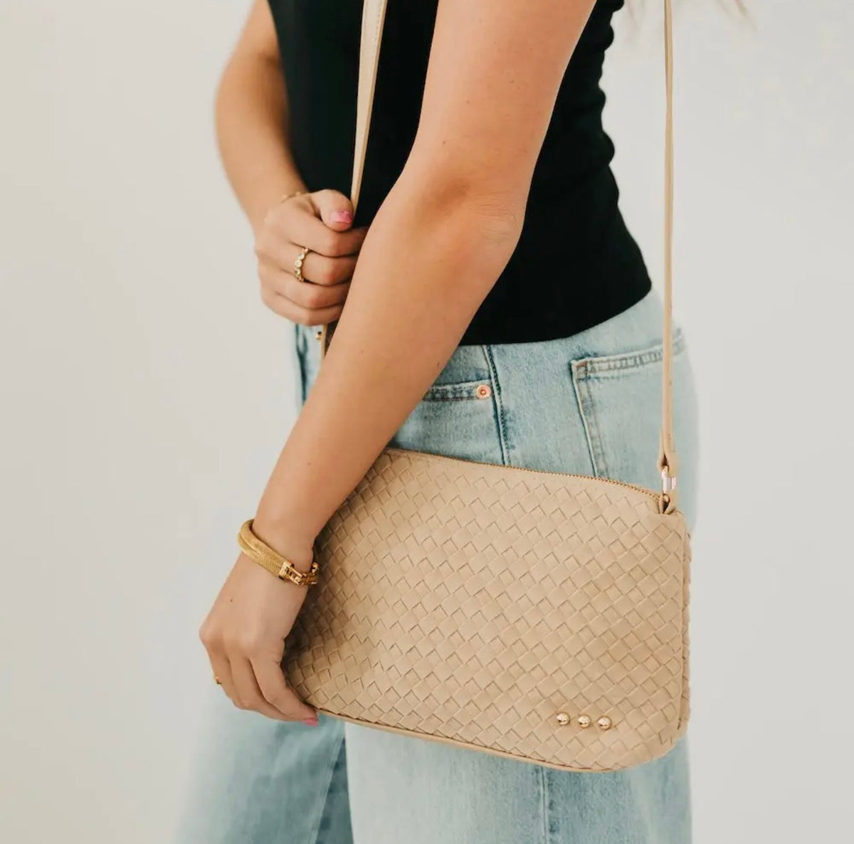 Harper Hobo Shoulder Bag - Oat