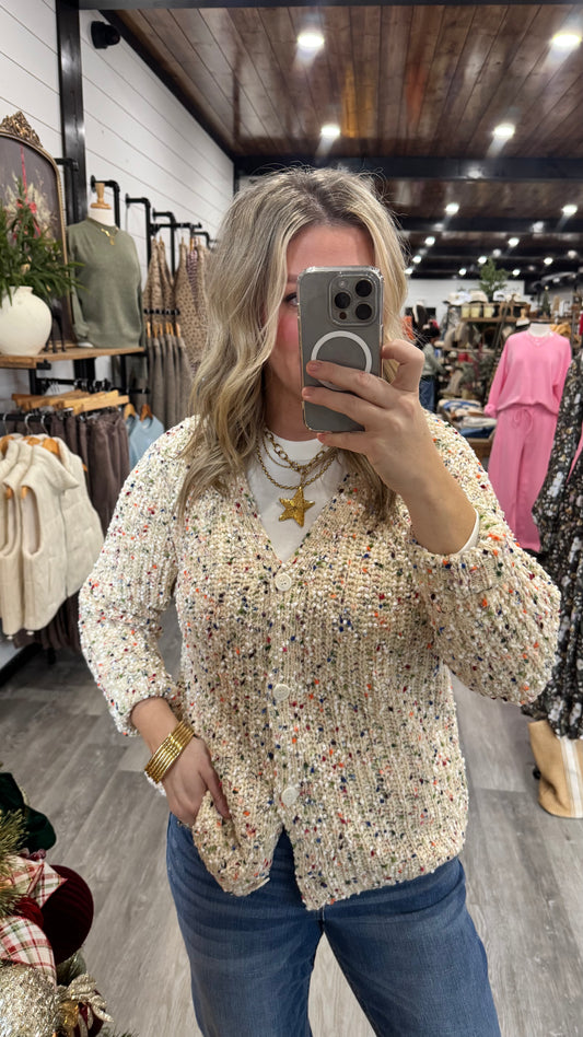 Colorful Confetti Cardigan