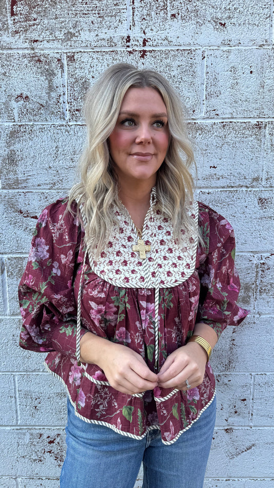 The Faye Floral Blouse