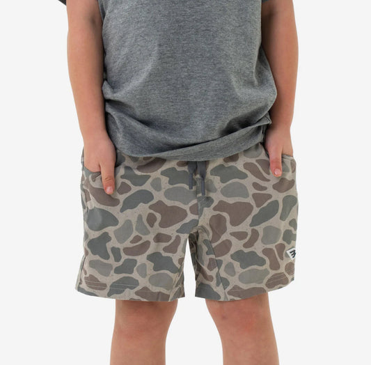 Burlebo Youth Athletic Short - Classic Deer Camo