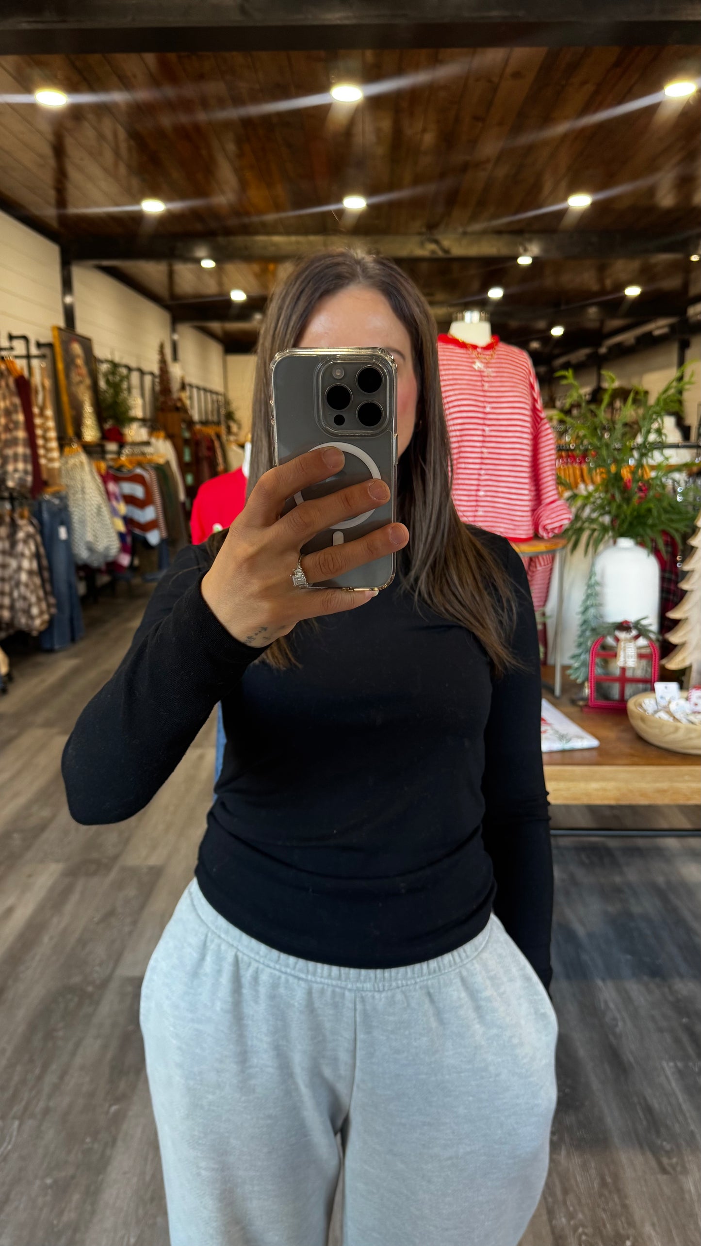 Zoey Ultra Soft Basic Long Sleeve - Black