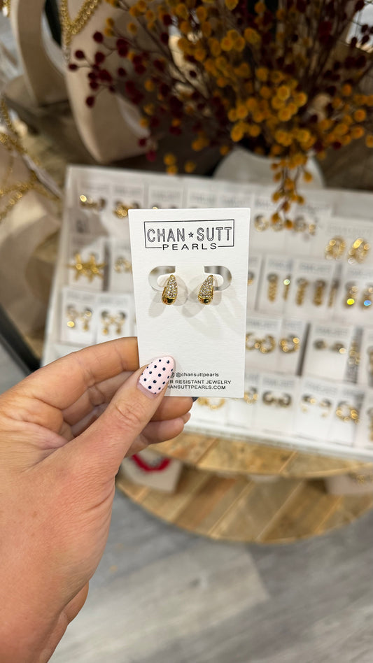 Dainty Diamond Huggies