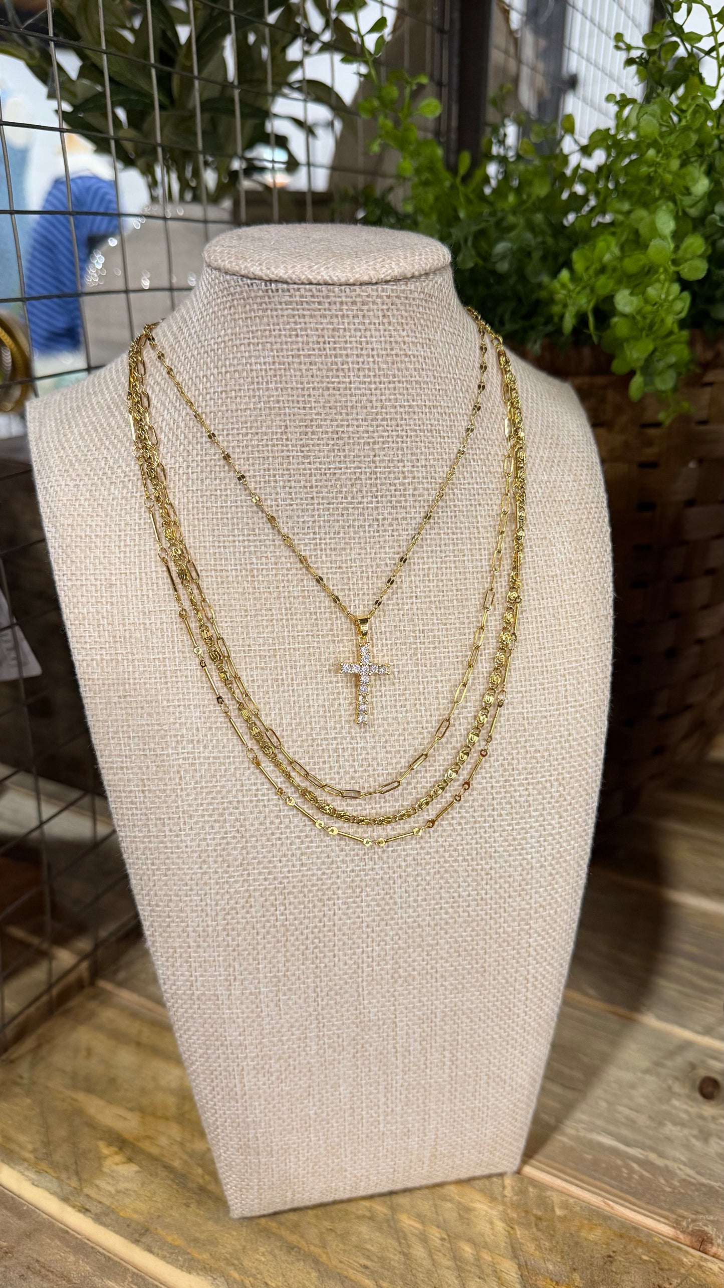 Sparkle Cross Necklace