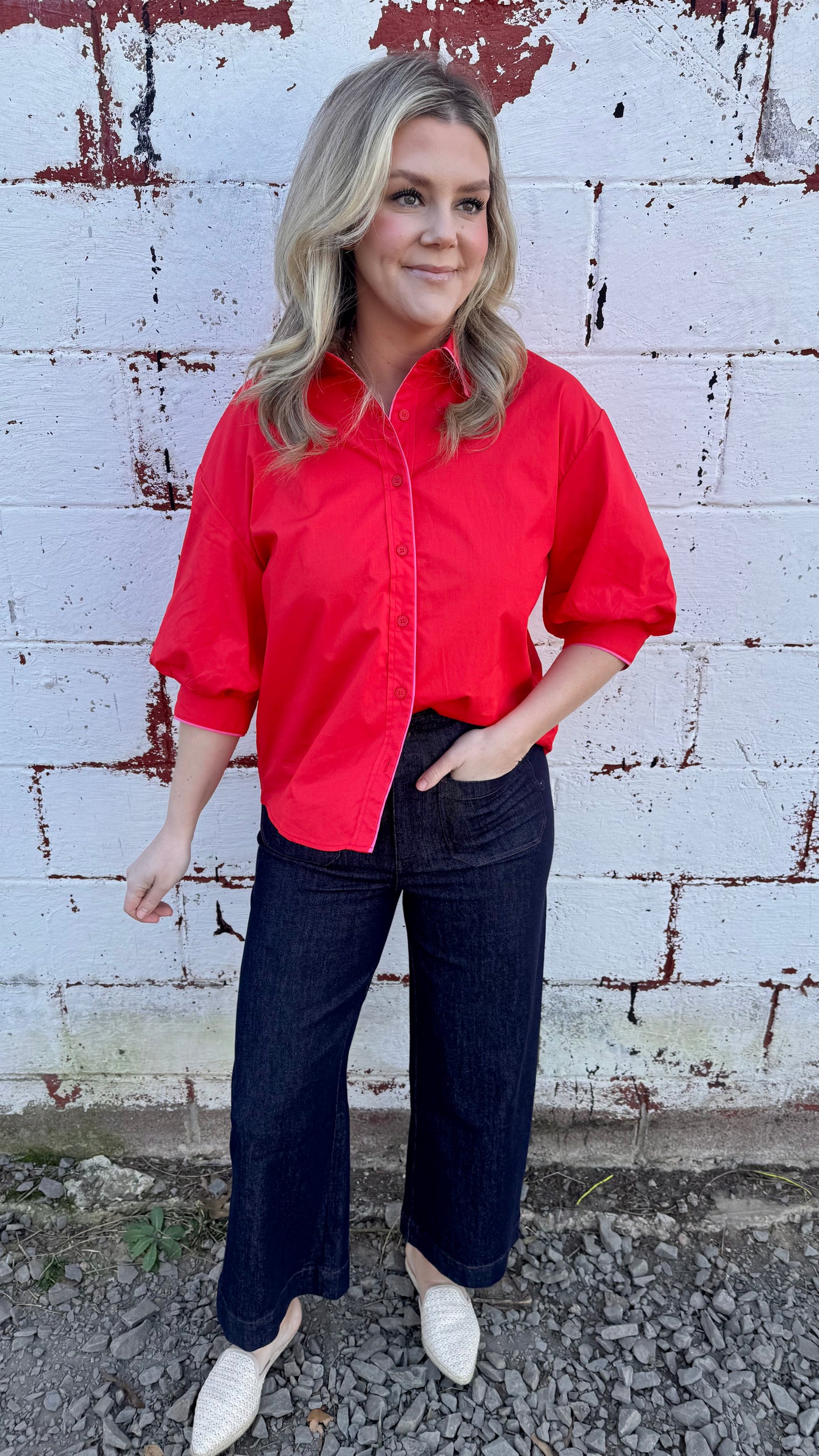 Soft Washed Straight Leg Jeans