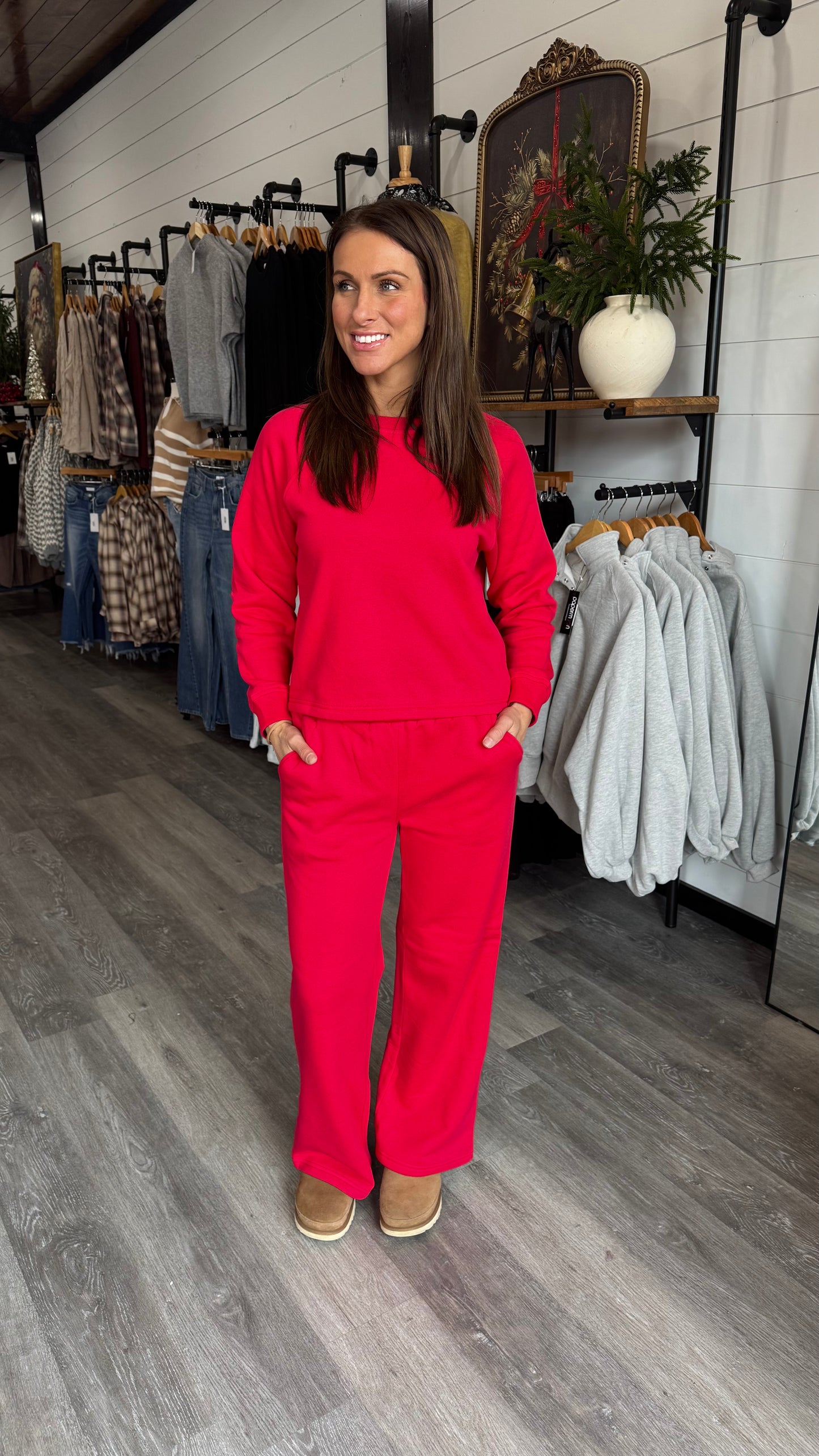 Rori Red Sweatpants