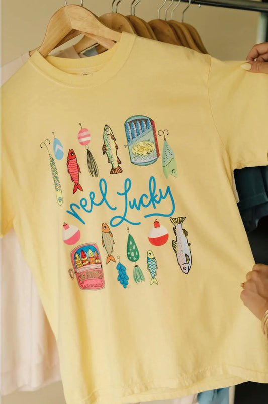 Reel Lucky Tee