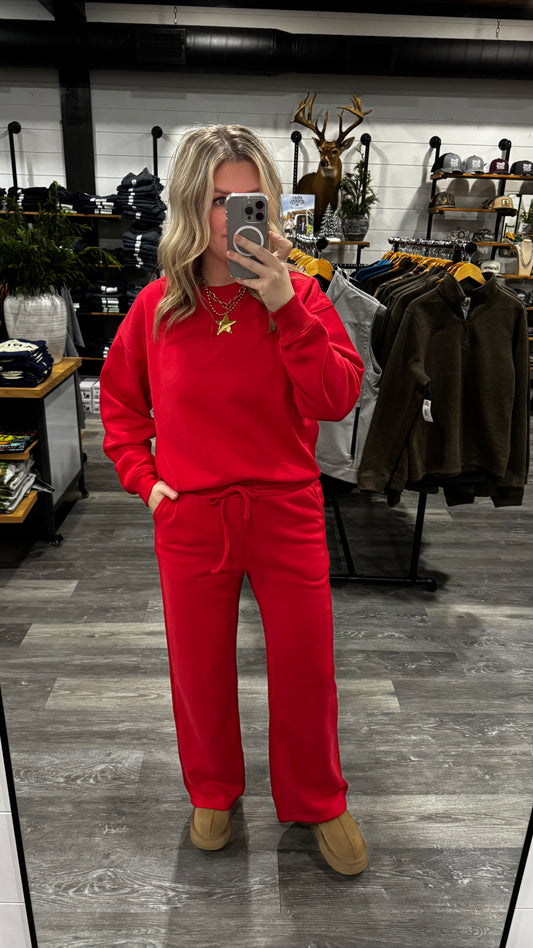 Red Rudolph Sweatpants