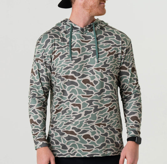 Burlebo Performance Hoodie - Retro Duck Camo
